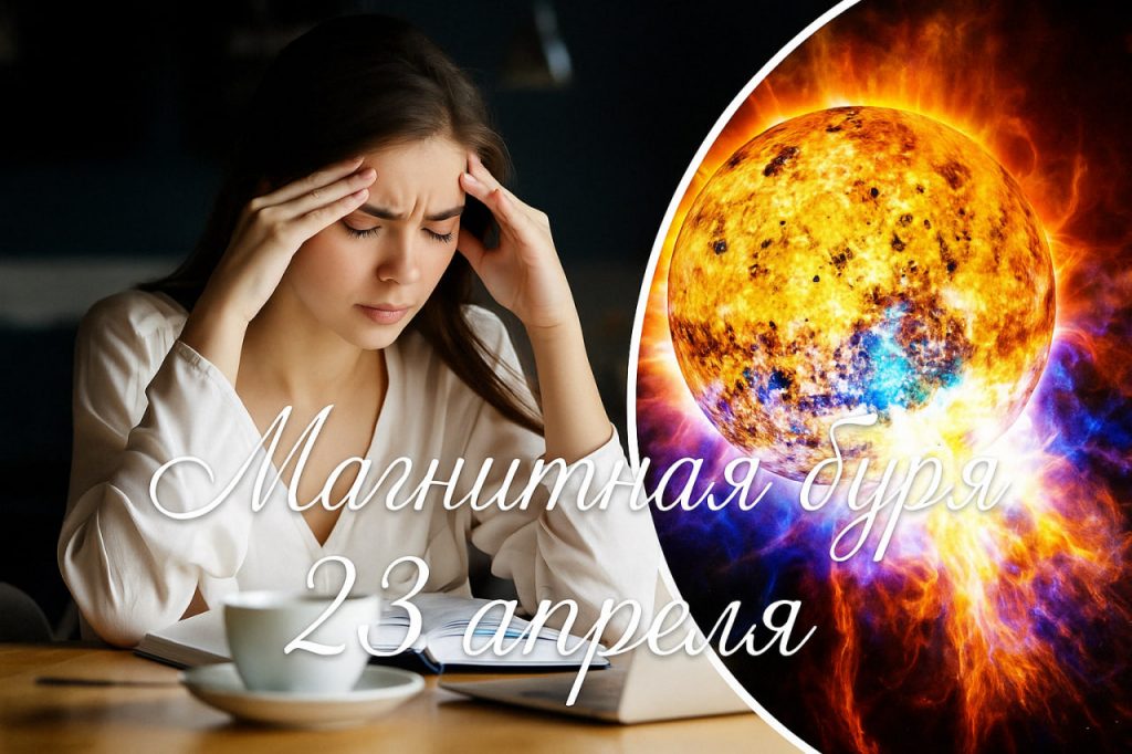 Прогноз магнитных бурь на 23 апреля 2025
