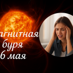 Магнитные бури 6 мая: геомагнитный прогноз на сегодня