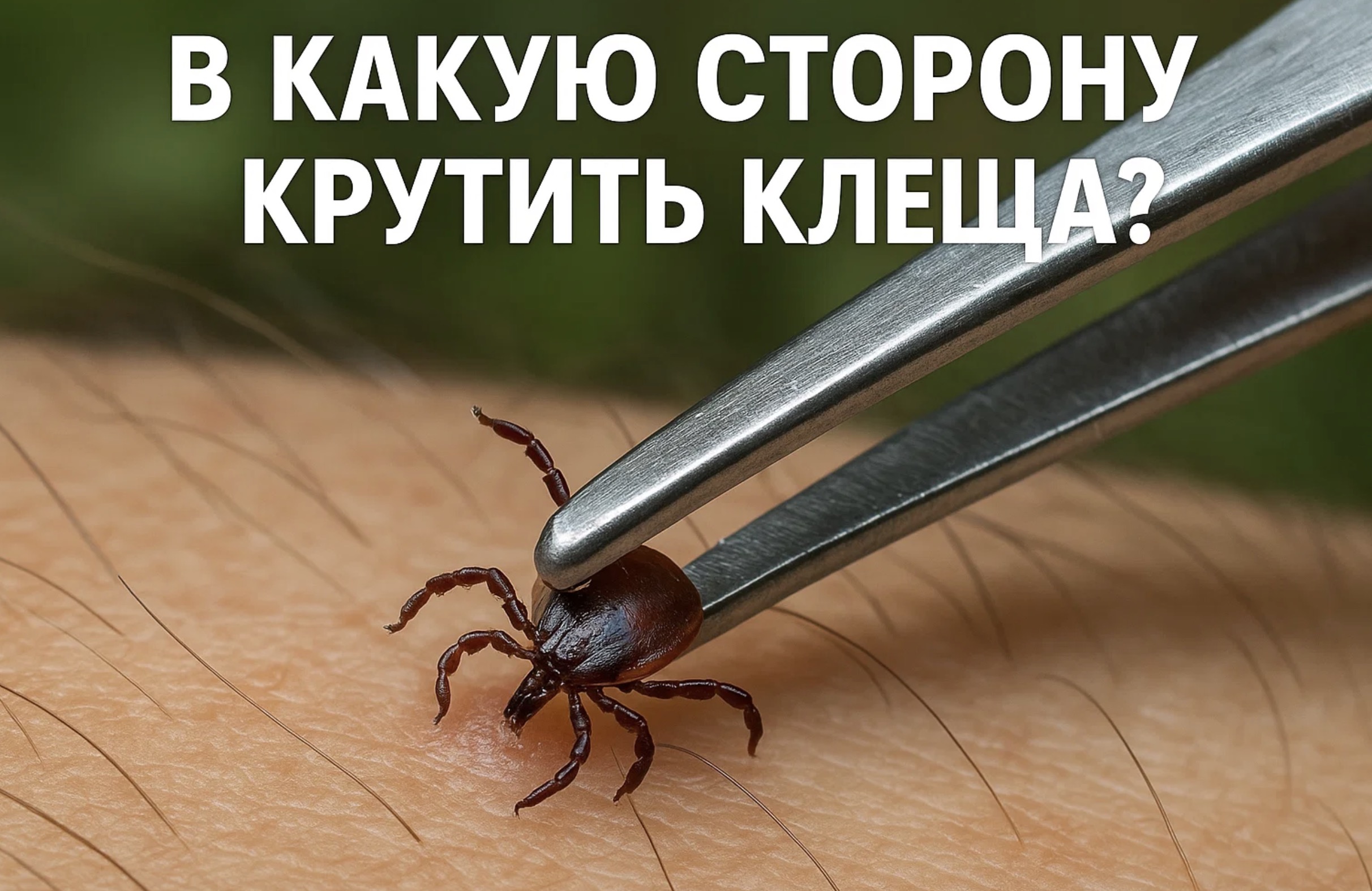 В какую сторону крутить клеща при удалении: советы экспертов для безопасной процедуры