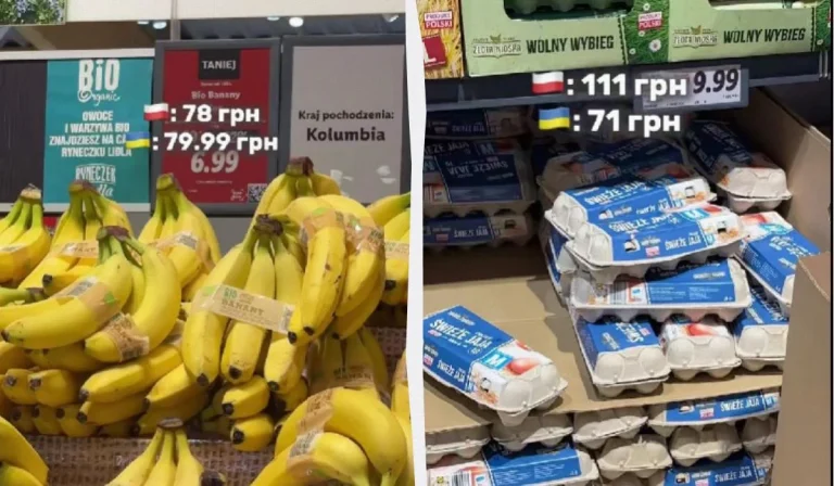 Сколько стоят продукты в супермаркетах Украины и Польши