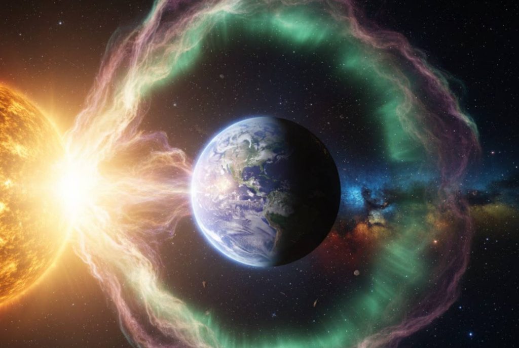 Прогноз магнитных бурь на 22 июля 2026 года: почасовая таблица Kp, время вечернего пика, уровень G1, причины возмущения и советы для здоровья.