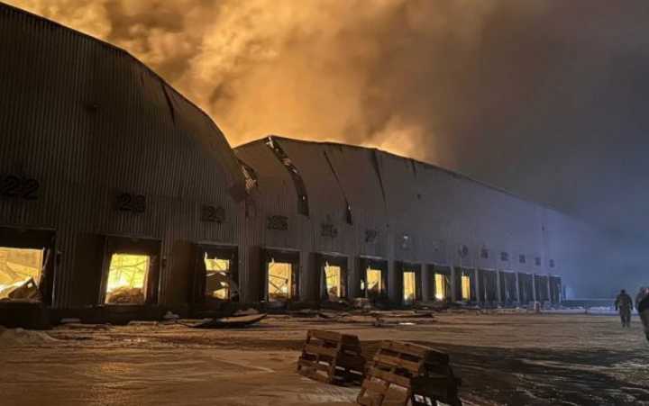 Ночной удар дронов уничтожил крупнейший склад Roshen в Яготине
