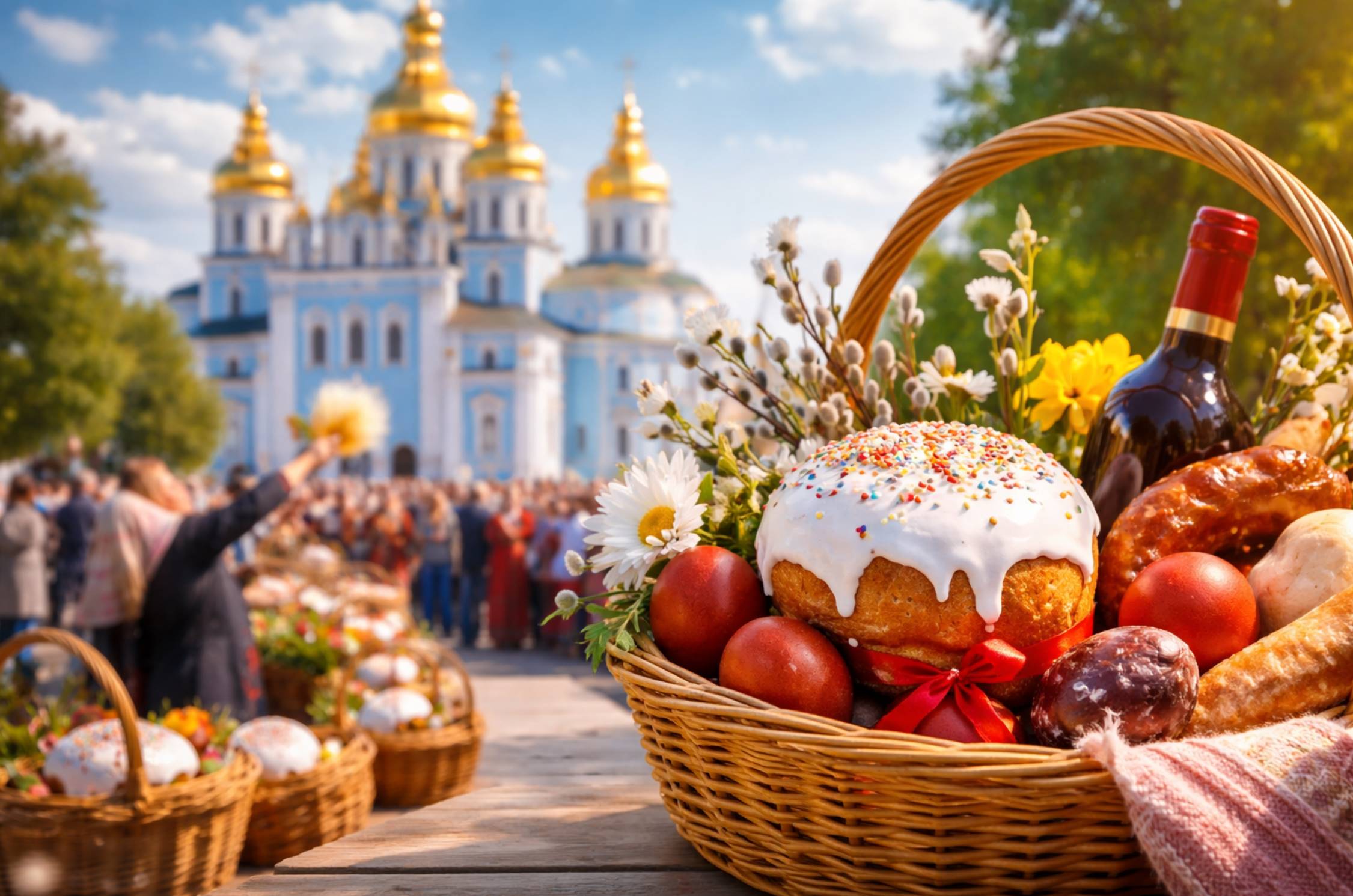 Где в Киеве освятить паску: полный список храмов и время на Пасху 2026
