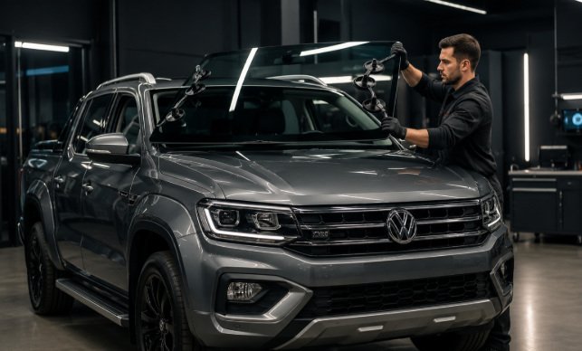 Замена лобового стекла VW Amarok: цена, датчик дождя, камера, обогрев и установка стекла Фольксваген Амарок