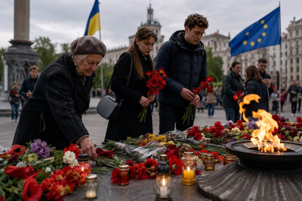 Почему Украина больше не отмечает День Победы 9 мая: причины перехода на 8 мая, новый смысл Дня памяти и победы, отказ от советской традиции и роль Дня Европы.