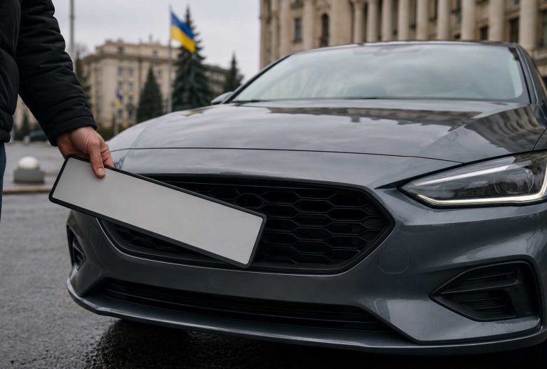 В Украине предлагают отменить передние номера на авто. Узнайте, что указано в петиции к Кабмину, какие аргументы привел автор и сколько подписей уже собрано.