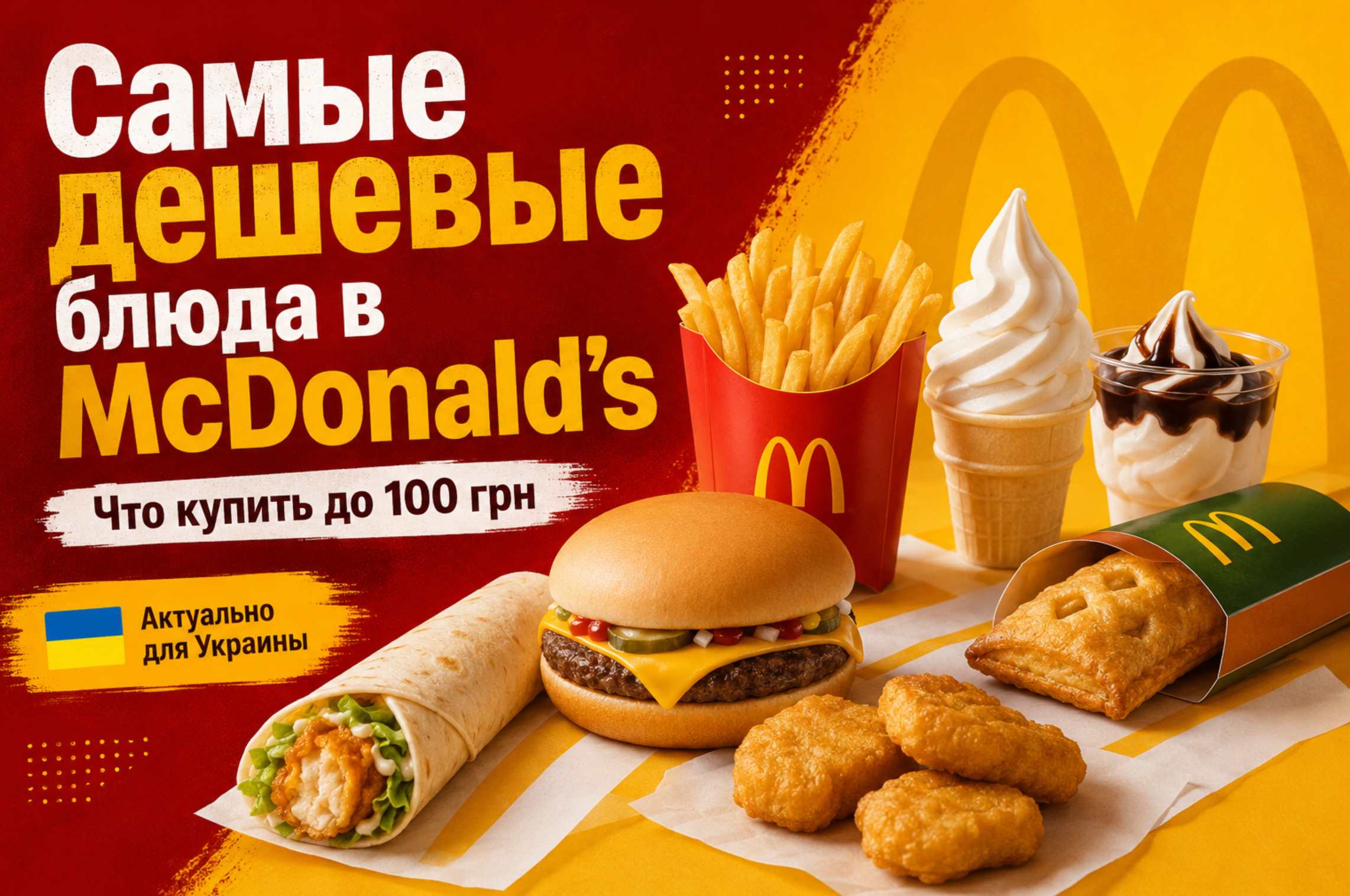 Что купить в McDonald’s до 100 грн: 8 недорогих позиций меню